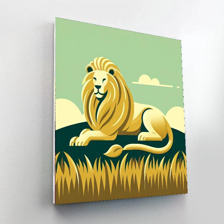Lazy Lion Lounge Paint By Color