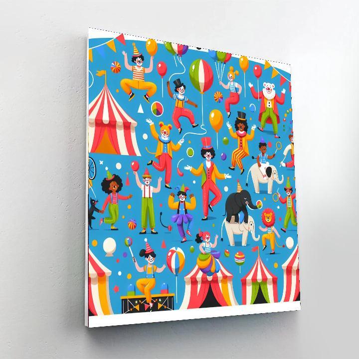 Fun Circus Painting By Numbers Kit