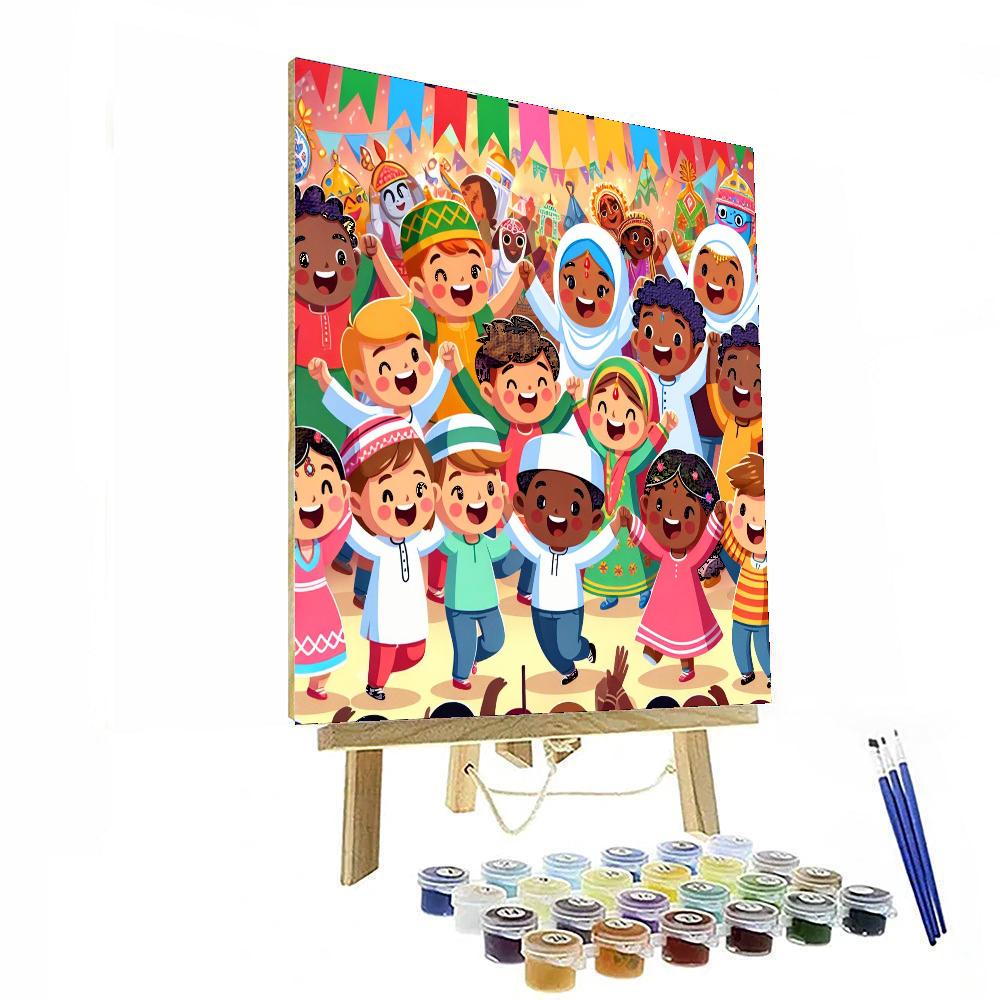 Festival Of Fun And Colors Paint By Numbers