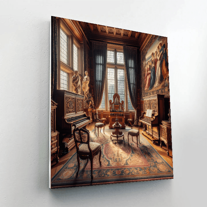 Renaissance Music Room DIY Paint By Numbers