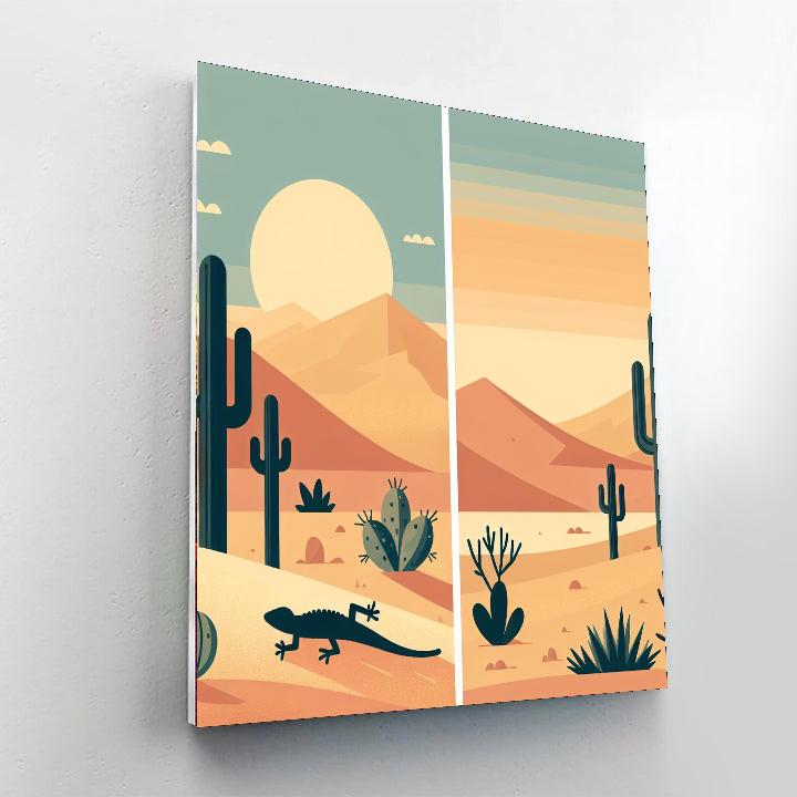 Desert Delight Painting Number Kit