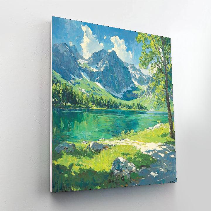 Albert Bierstadt Inspired Wilderness Whispers  Number Painting