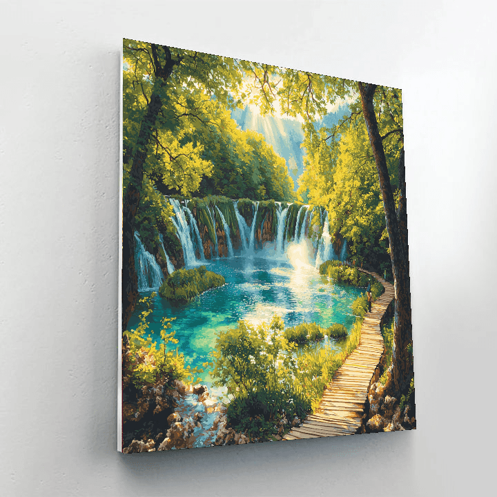 The Plitvice Lakes National Park Paint By Numbers