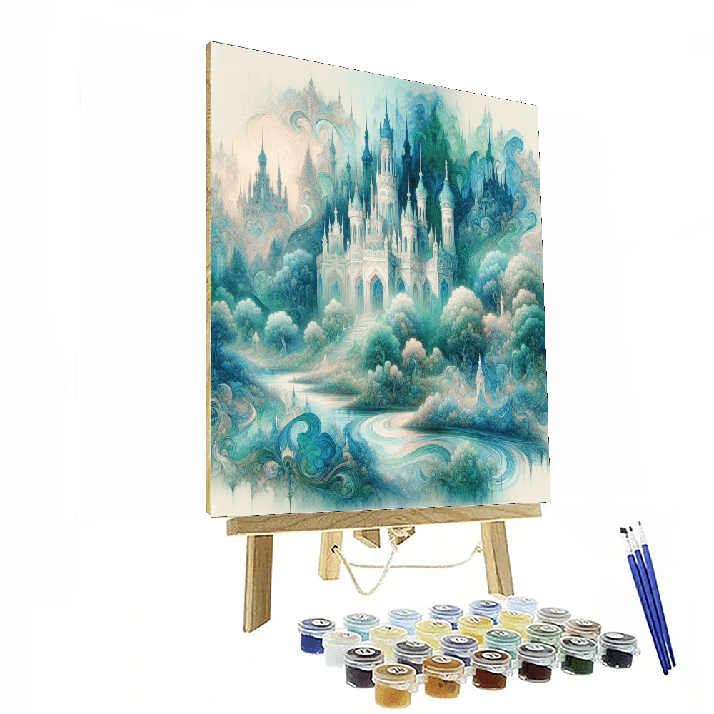 Fairy Tale Castle Dreams Painting By Numbers Kit