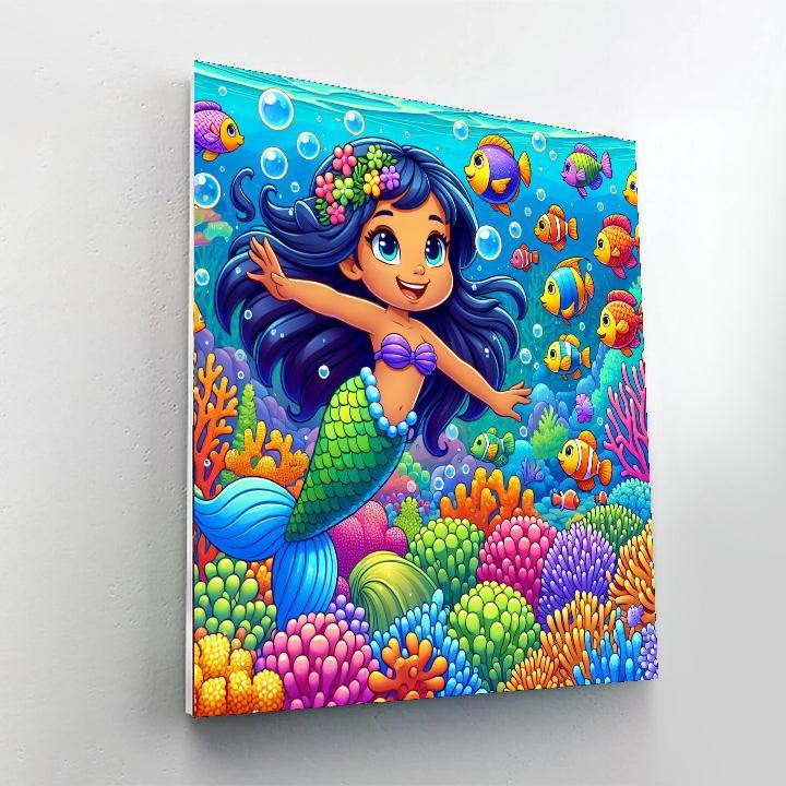 Mystical Ocean Creatures Paint By Numbers Art