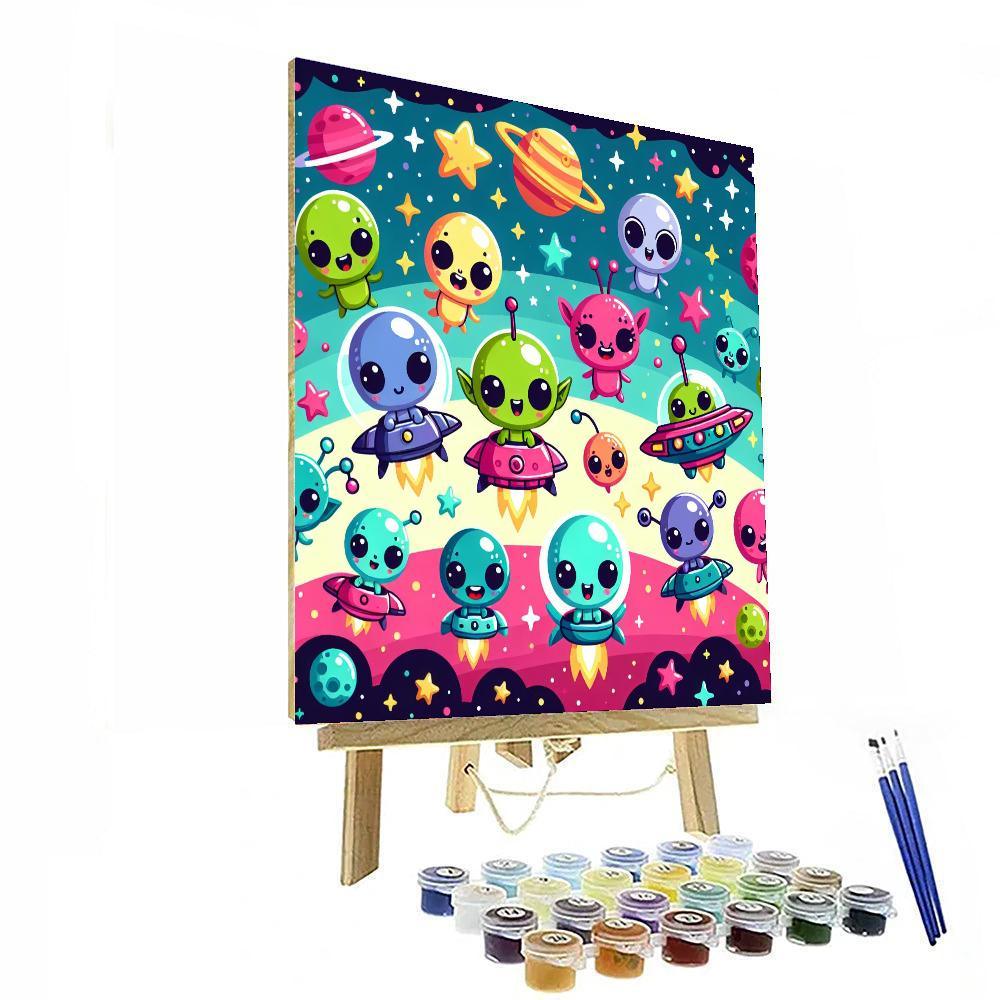 Galactic Exploration Team Paint By Number