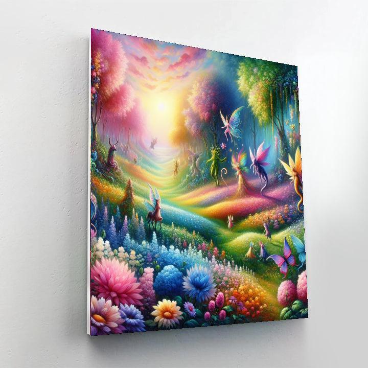Enchanting Fairy Tale Adventure Numbered Painting Kits