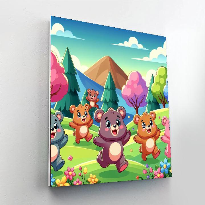 Adventurous Bears Painting Number Kit