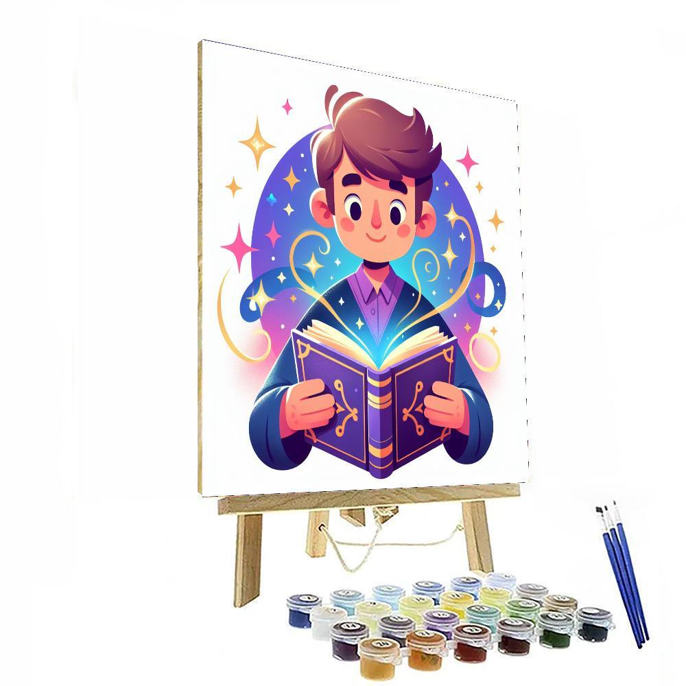 Wizard's Spellbook Adventure Painting By Numbers Kit
