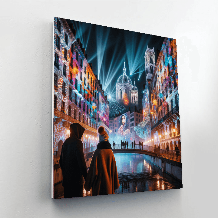 Fête Des Lumières - Lyon, France Paint By Number