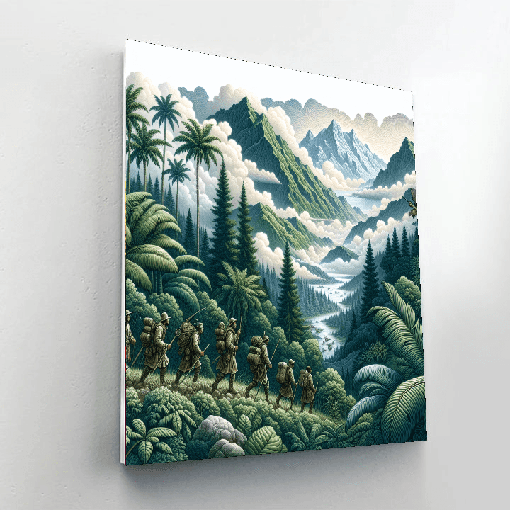 Wilderness Adventure Trek Paint By Color