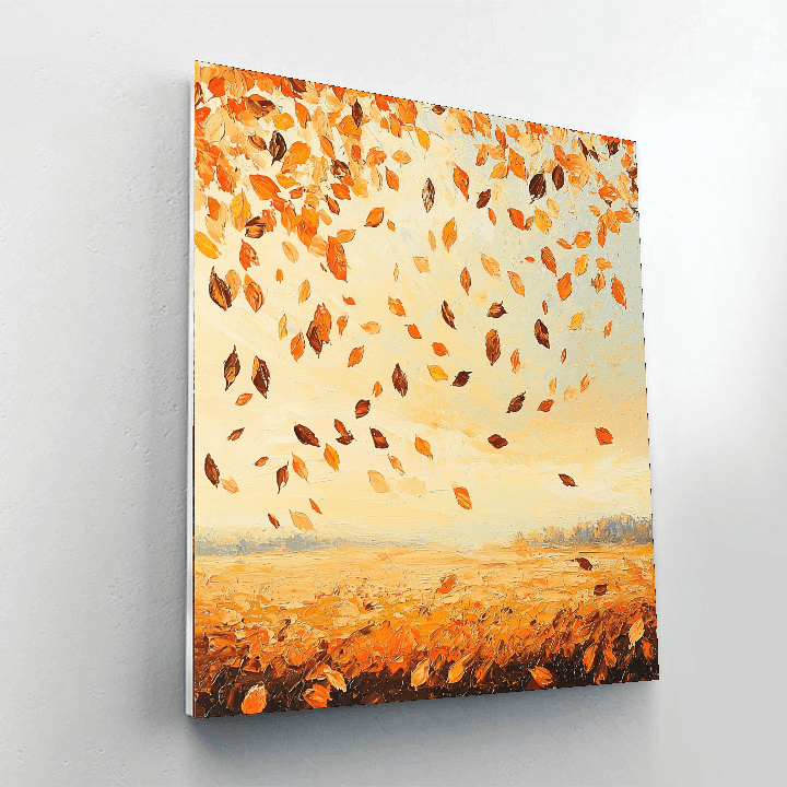 Claude Monet Inspired Reflections Of Autumn  Paint By Numbers Kits