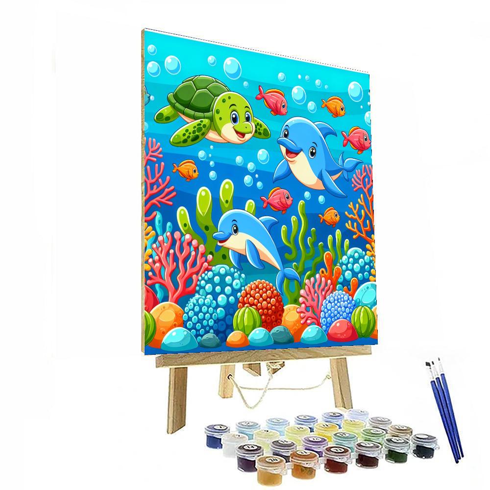 Magical Sea World DIY Paint By Numbers