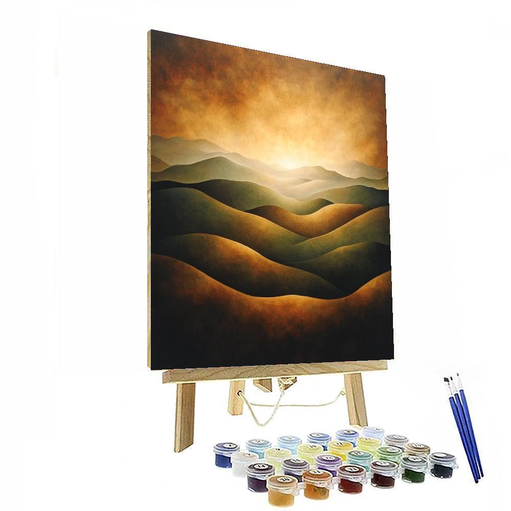 Caravaggio Inspired Chiaroscuro Landscape  Paint By Numbers Kits