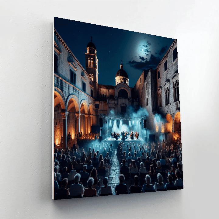 Dubrovnik Summer Festival - Dubrovnik Paint By Color