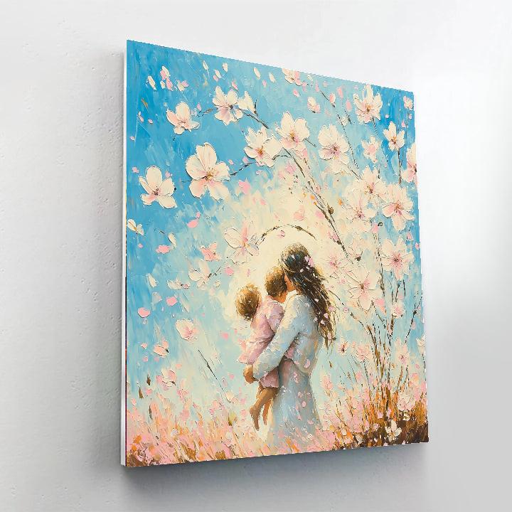 Hugs Under The Blossoms Numbered Painting Kits