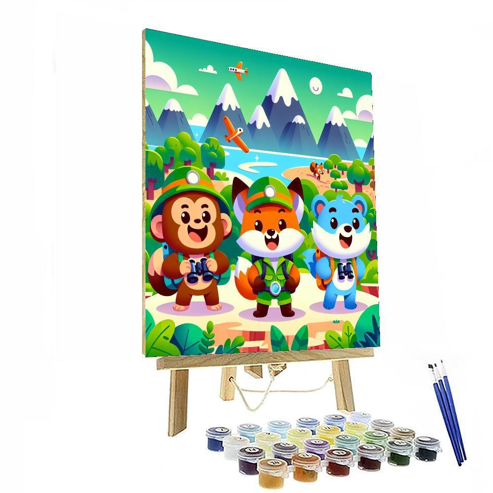 Animal Explorer Expedition Paint By Color