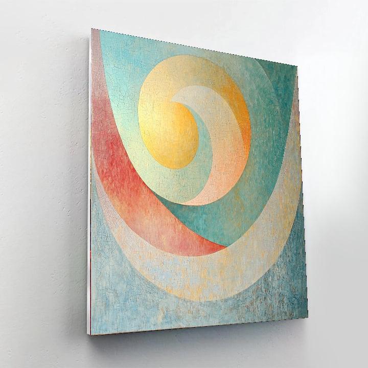 Joan Miró Inspired Serene Colorscape  Paint By Color