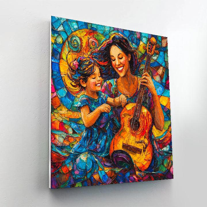 Music And Laughter Painting Number Kit