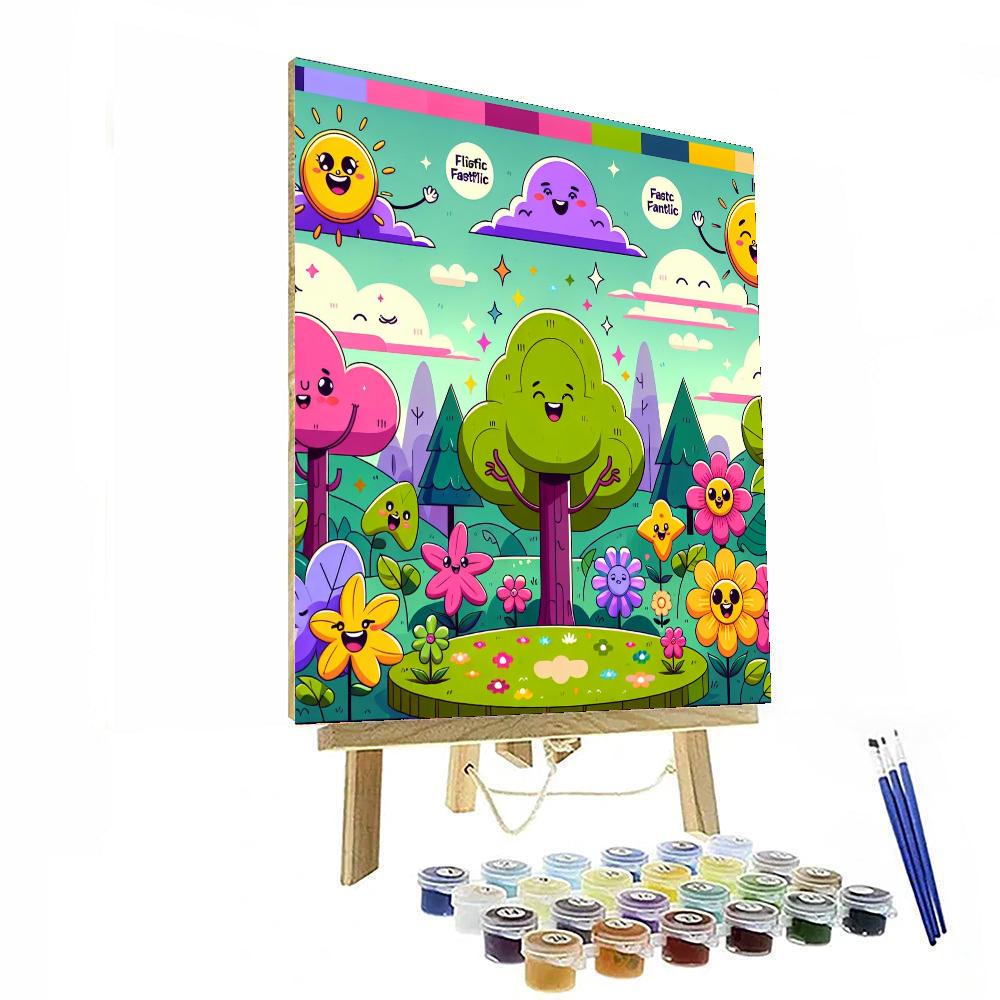Whimsical World Of Wonders Number Painting