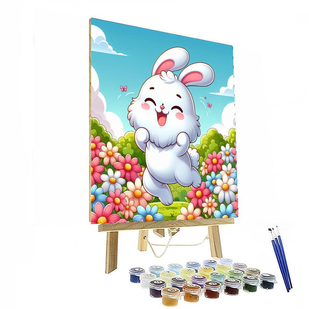 Gleeful Rabbit Paint By Color