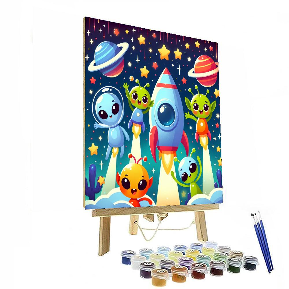 Fantastic Space Odyssey Numbered Painting Kits