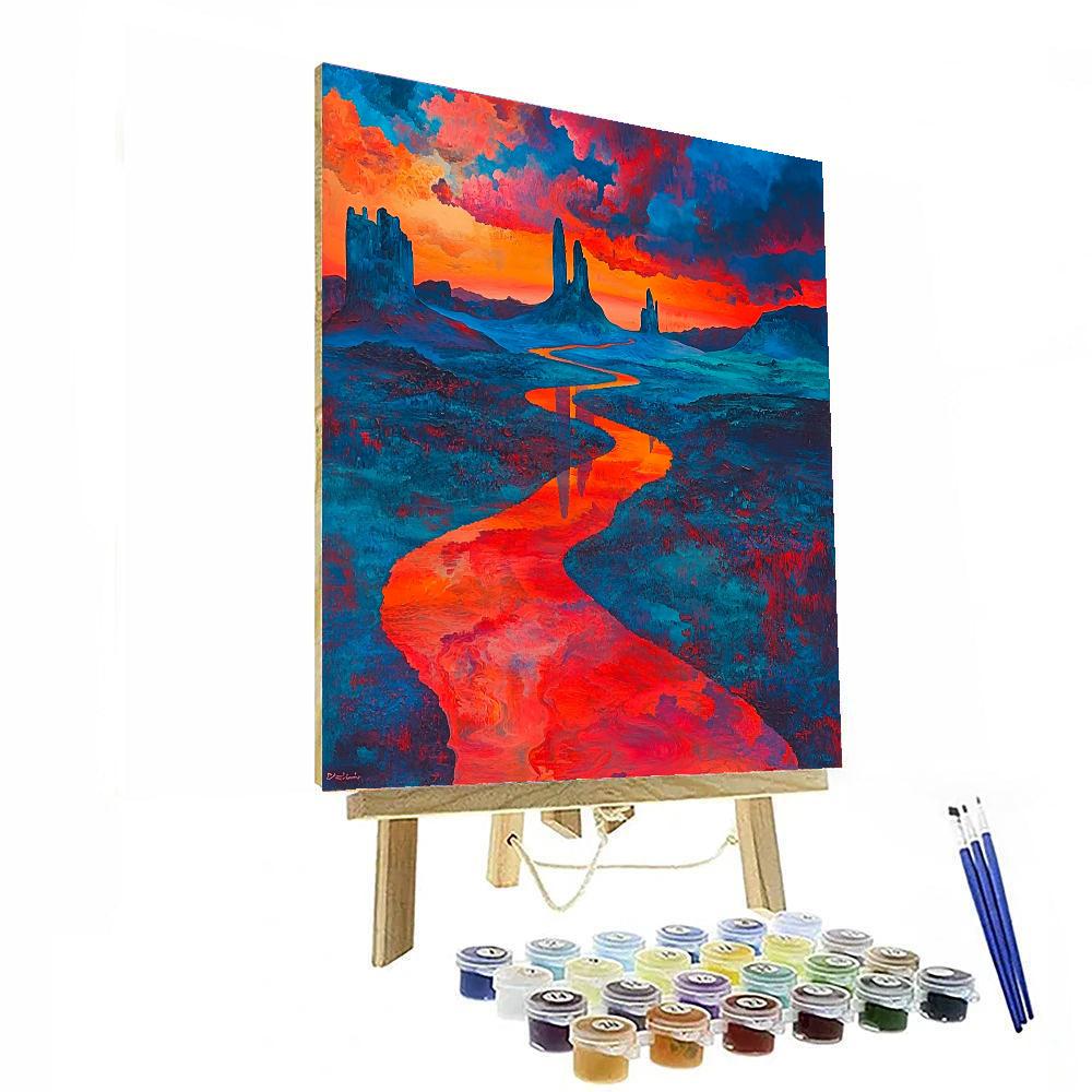 Salvador Dalí Inspired Dreamland Awakening  Paint By Numbers Kits