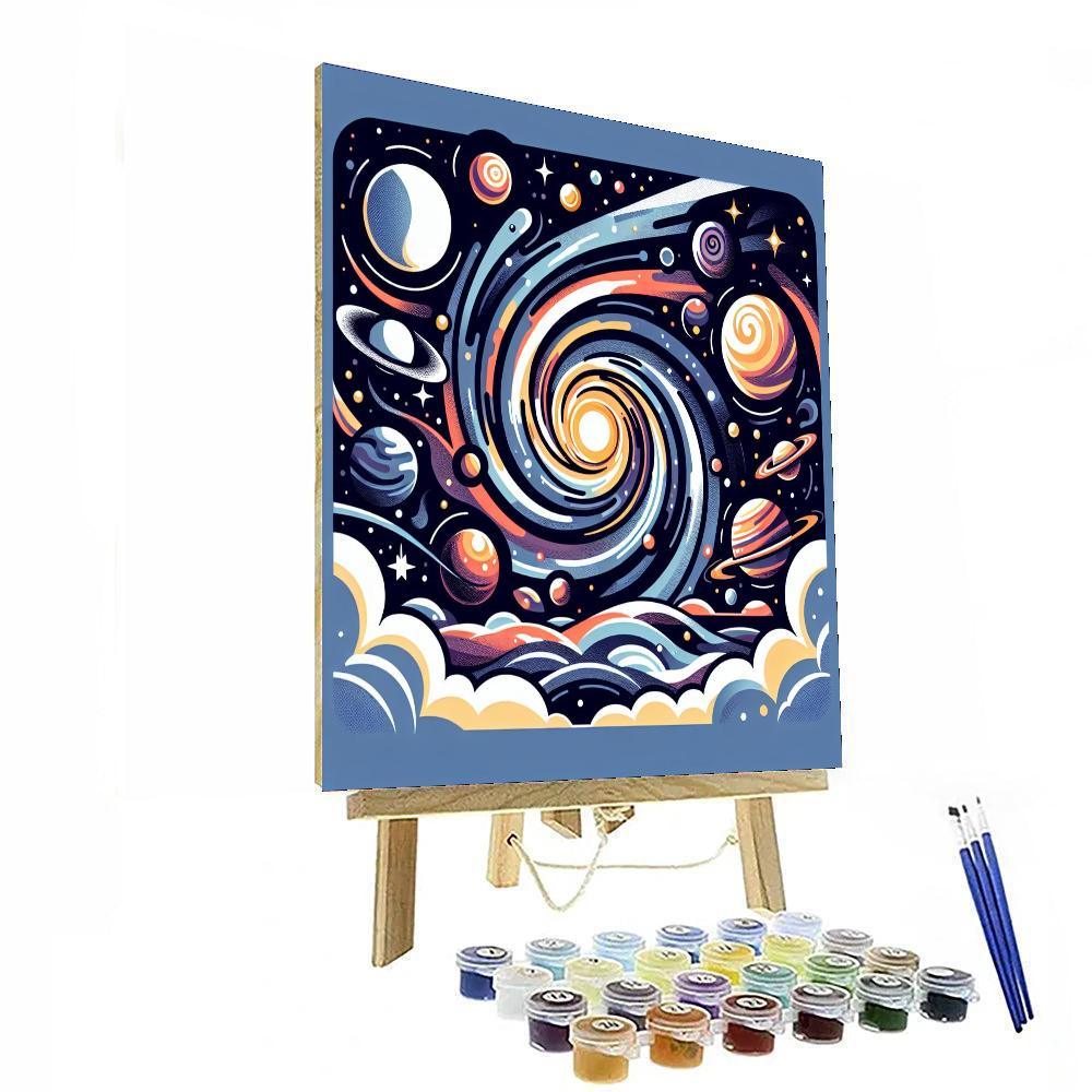 Space-time Journey DIY Paint By Numbers