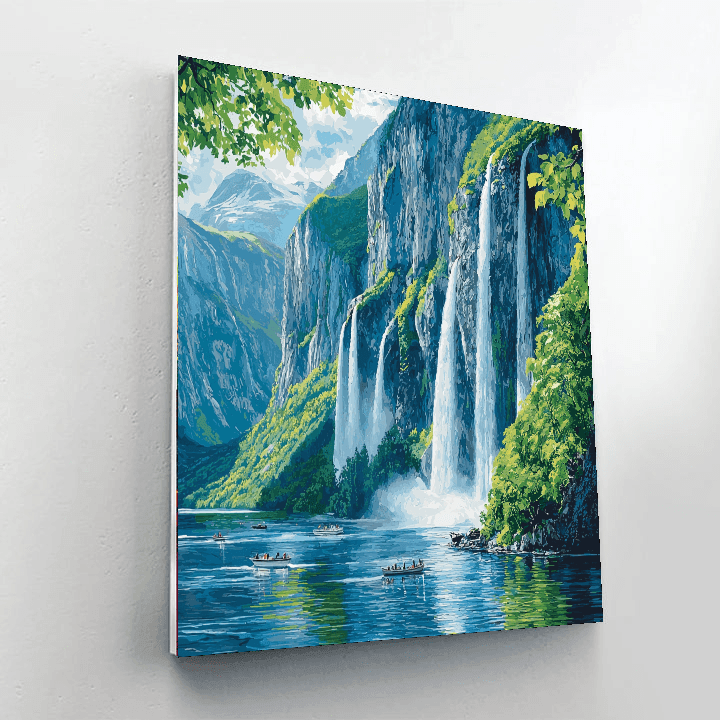 Geirangerfjord - Geiranger Painting Number Kit