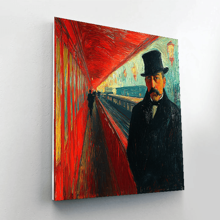 Munch Inspired Historical Whispers  Painting By Numbers Kit