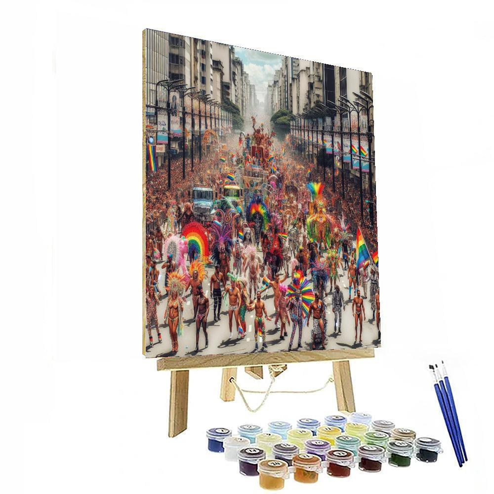 Pride In São Paulo - Brazil Paint By Numbers