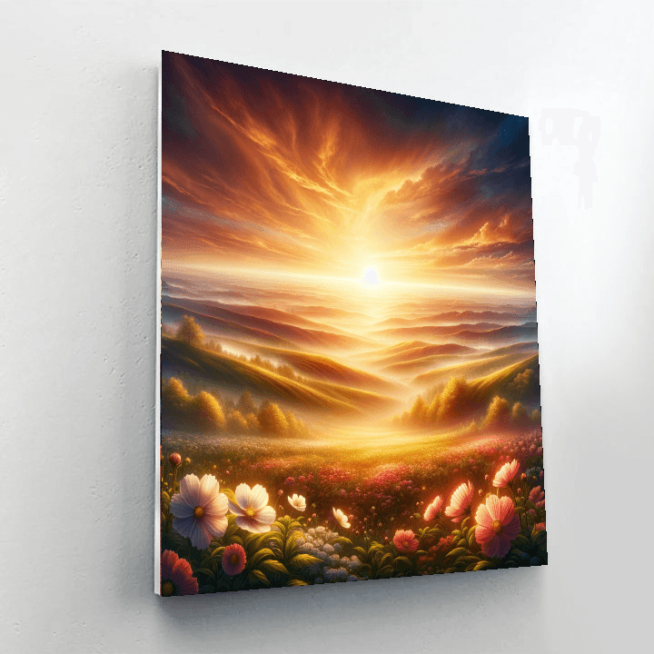 Glorious Sunrise DIY Paint By Numbers