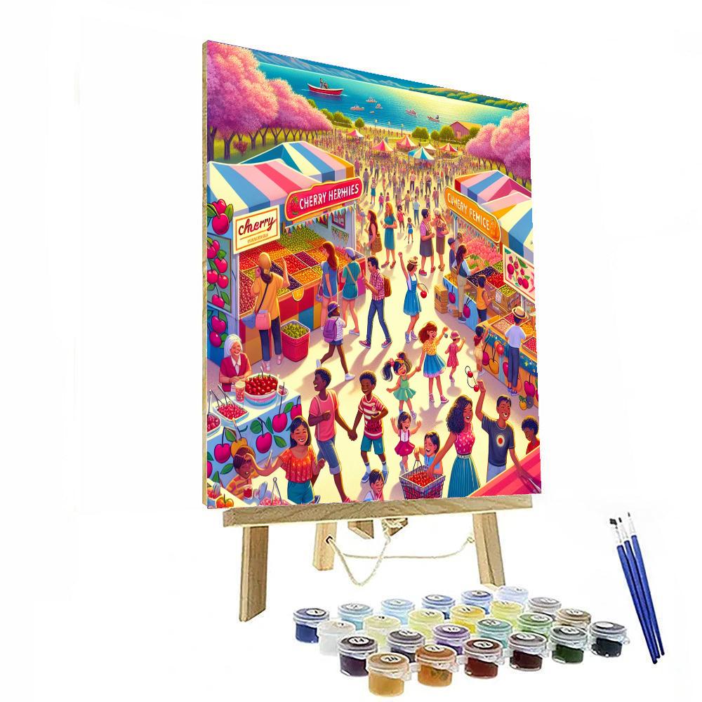 The National Cherry Festival - United States Numbered Painting Kits