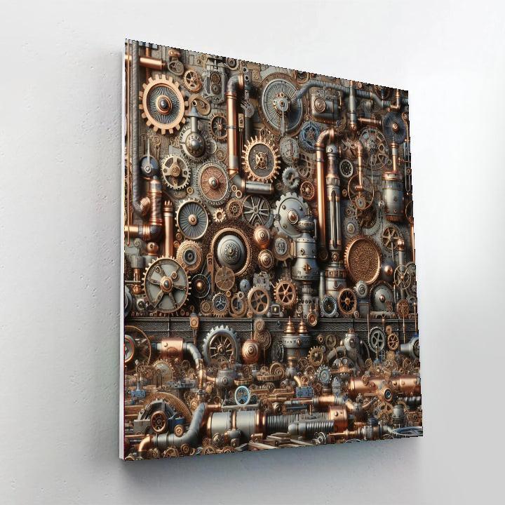 Steampunk Industrial Revolution Numbered Painting Kits