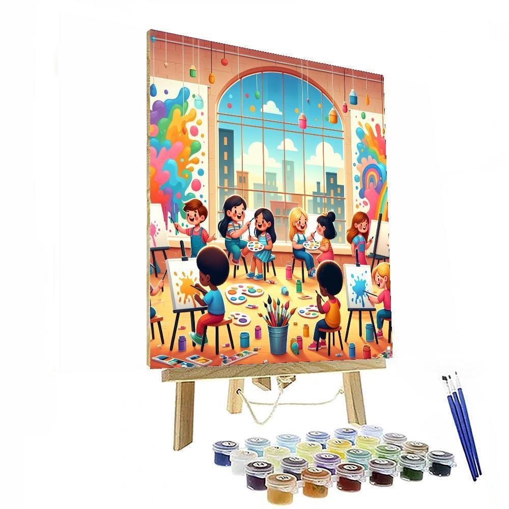 Little Artist's Studio Paint By Color