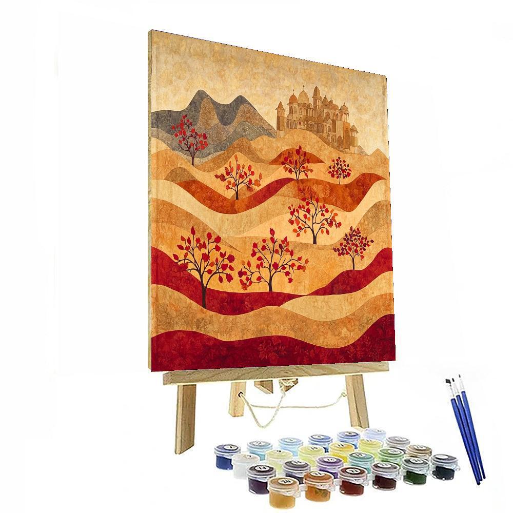 Nandalal Bose Inspired Waves Of Culture  Paint By Numbers