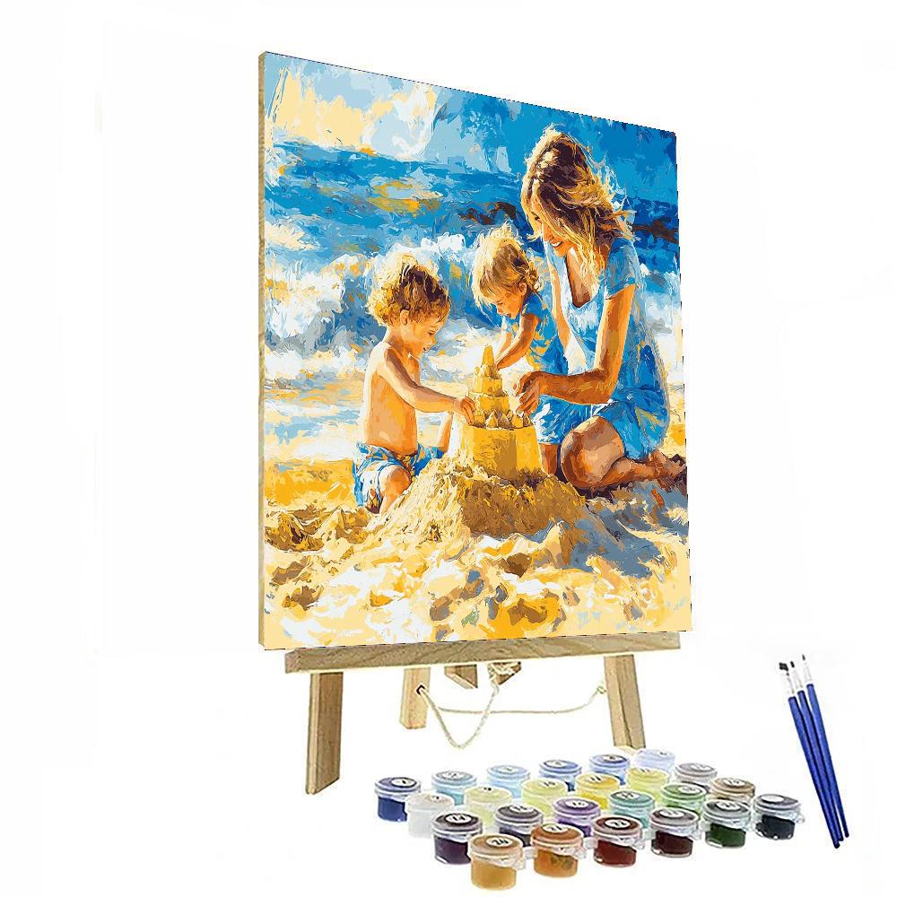 Sweet Memories On The Beach Paint By Numbers Kits