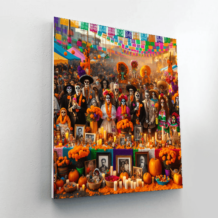 Day Of The Dead Festival - United States Number Painting