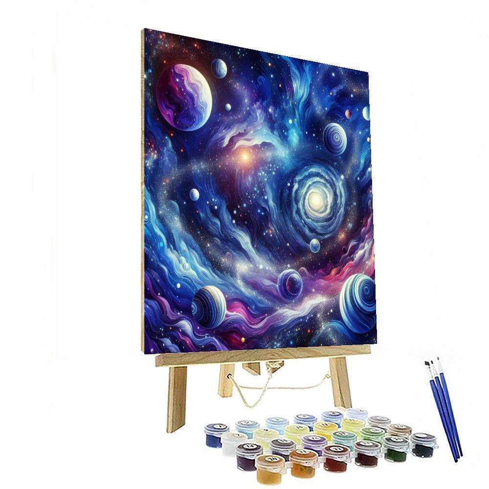 Cosmic Exploration Paint By Numbers Art