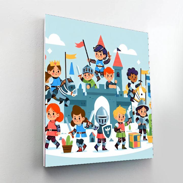 Knight's Chivalry Challenge Paint By Numbers