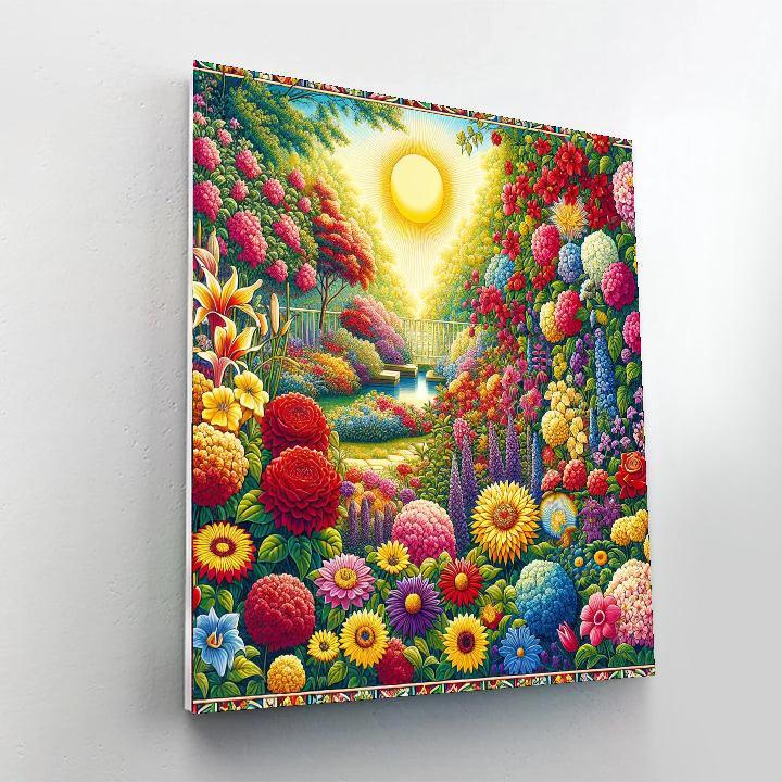 Vivid Summer Blossoms Paint By Numbers