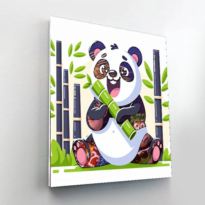 Jolly Panda DIY Paint By Numbers