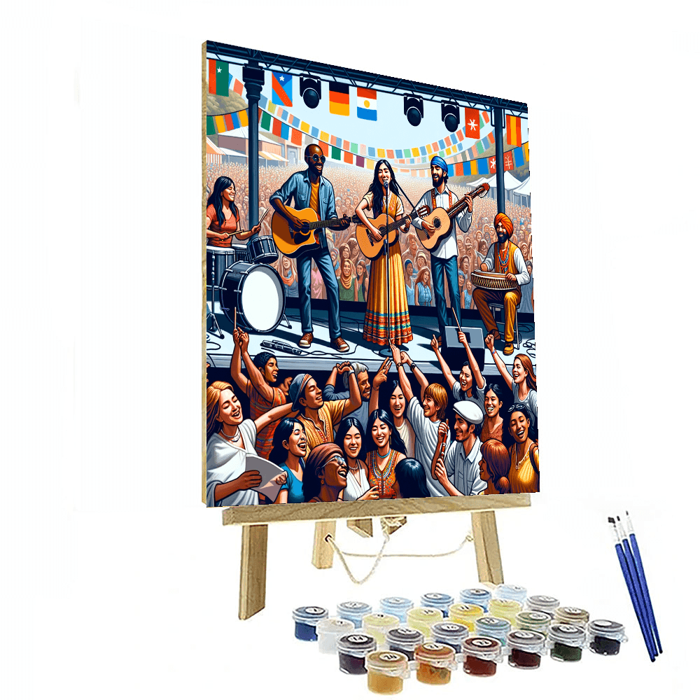 Womad Festival DIY Paint By Numbers