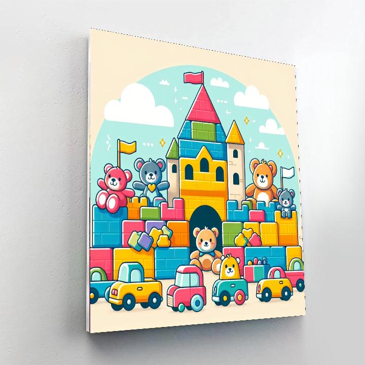 Magical Toy Kingdom Paint By Numbers