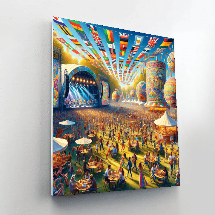 Womad Festival - United Kingdom Paint By Numbers