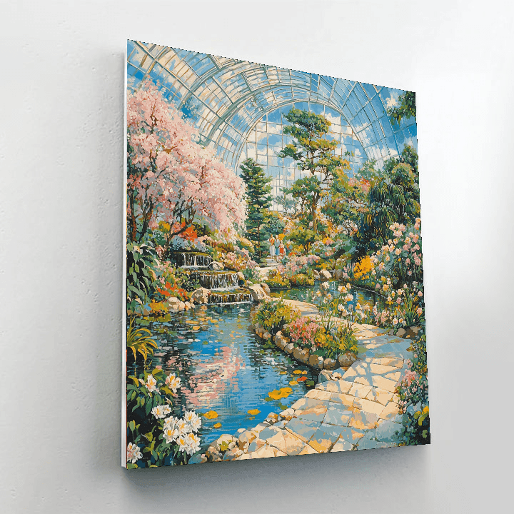 Montreal Botanical Garden DIY Paint By Numbers