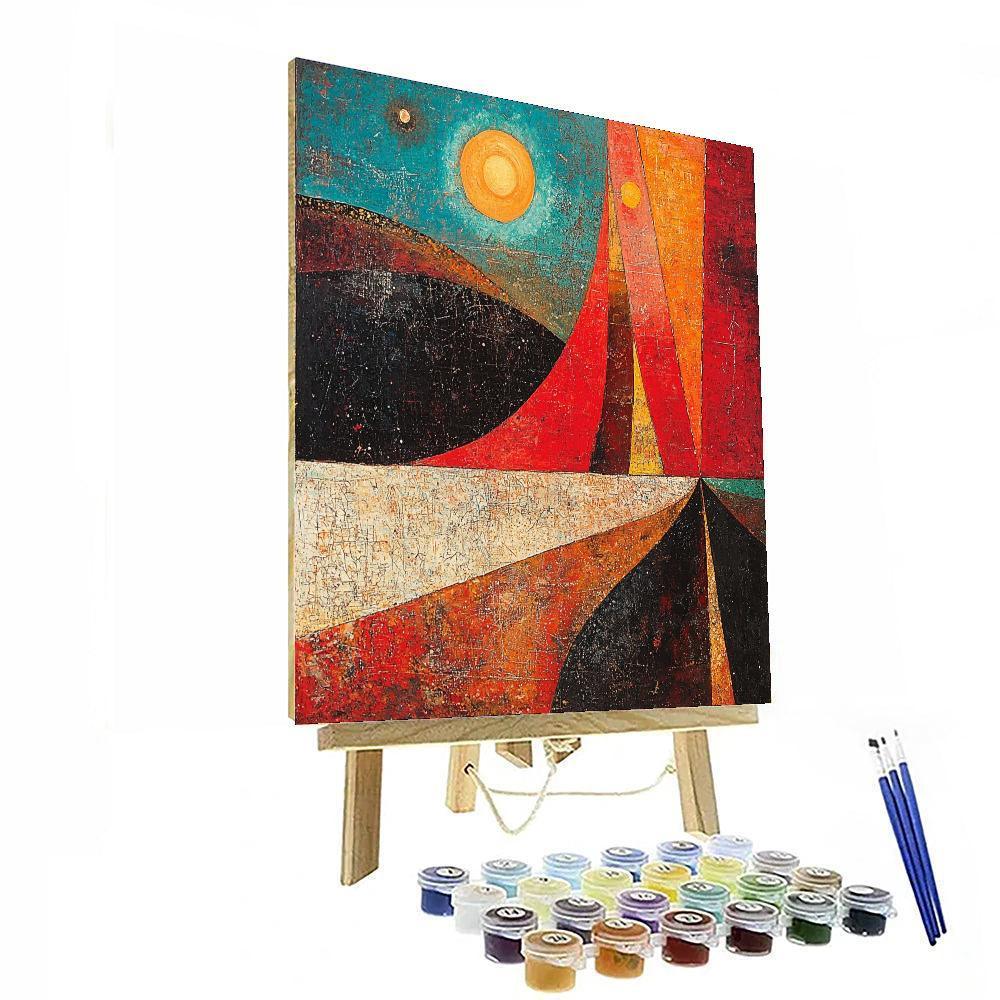 Paul Klee Inspired Emotional Resonance  Numbered Painting Kits