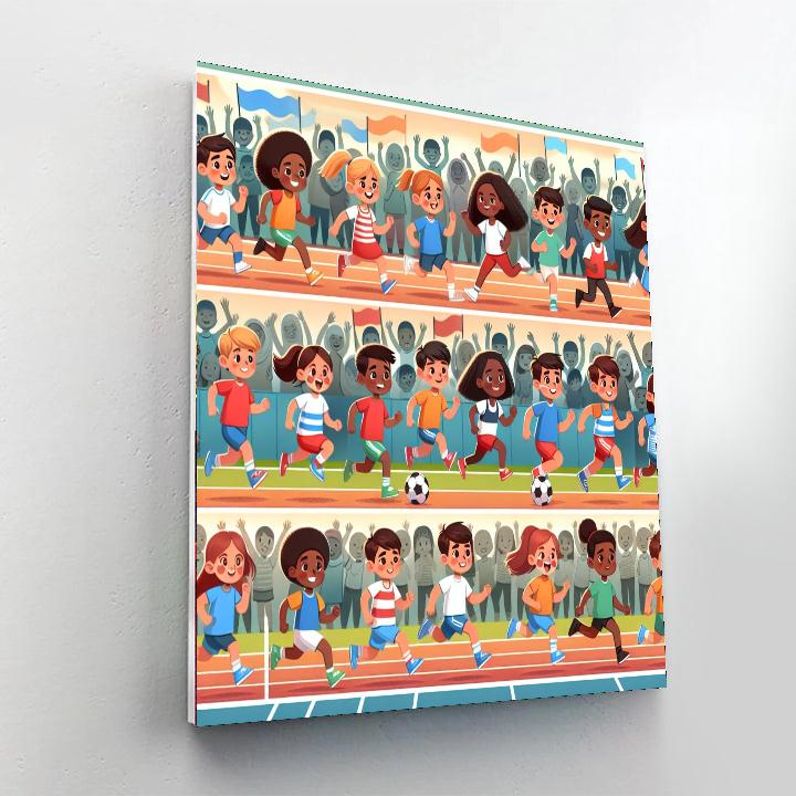 Epic Sports Challenge Painting Number Kit