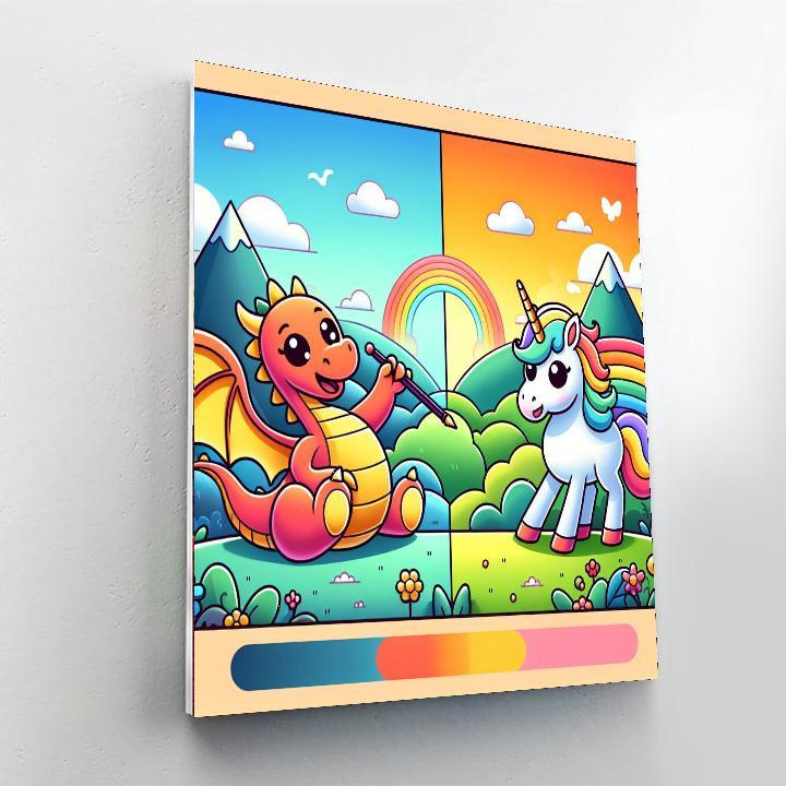 Mythical Creatures Fantasy Paint By Numbers Kits