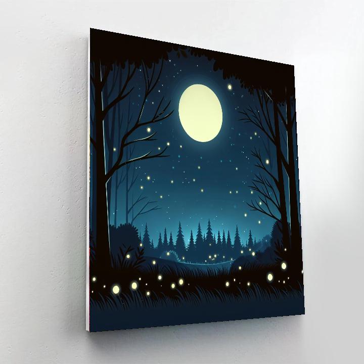 Moonlight Enchantment Painting Number Kit
